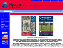 Tablet Screenshot of millernets.com